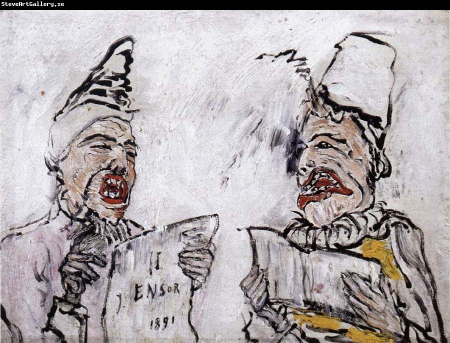 James Ensor The Grotesque Singers